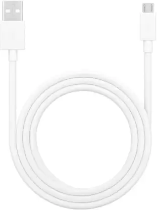 NYC Simplify Your Life Micro USB Cable 2.4 A 1 m Copper NYC_2A/18W Micro USB Data Cable_ Compatible With OPPO/realme Smartphones )  (Compatible with Samsung/Oppo/ Realme/Vivo and All Mobiles with Micro Connector, White&Yellow, One Cable)