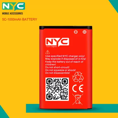 NYC Simplify Your Life Mobile Battery For BL-5c 1000 mAH